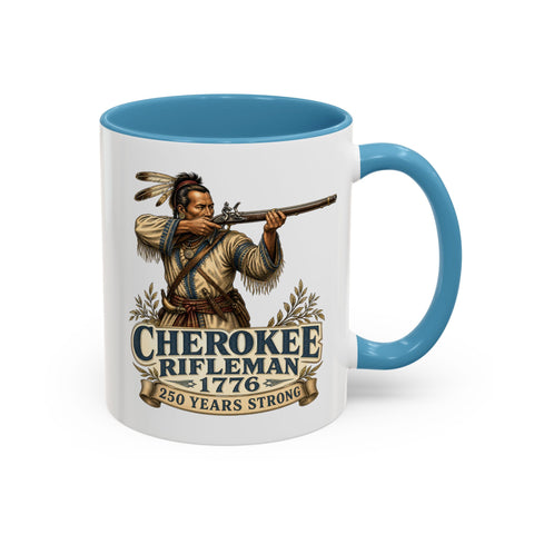 Cherokee Rifleman 1776 Coffee Mug — 250 Years Anniversary Edition