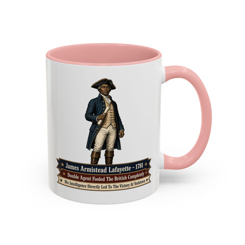 James Armistead Lafayette Historical Coffee Mug — Revolutionary War Spy Tribute