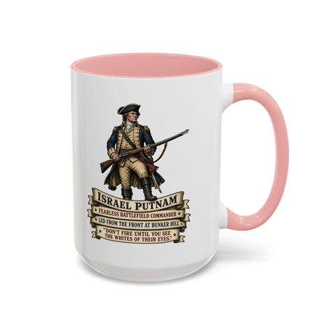 Israel Putnam Revolutionary Coffee Mug — Patriotic 250th Anniversary Coffee Mug