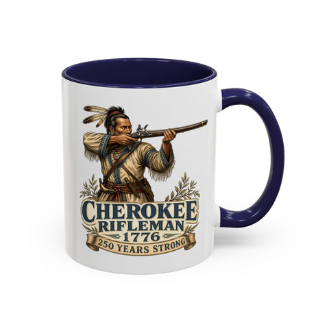 Cherokee Rifleman 1776 Coffee Mug — 250 Years Anniversary Edition