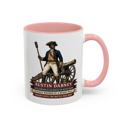 Austin Dabney Battle of Kettle Creek  —  Revolutionary War Coffee Mug