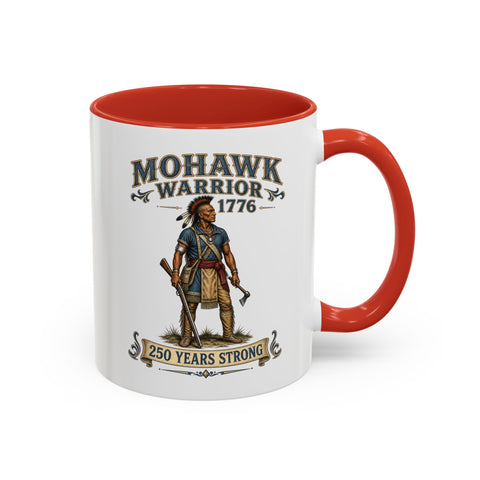 Mohawk Warrior Coffee Mug – 1776 Heritage Design