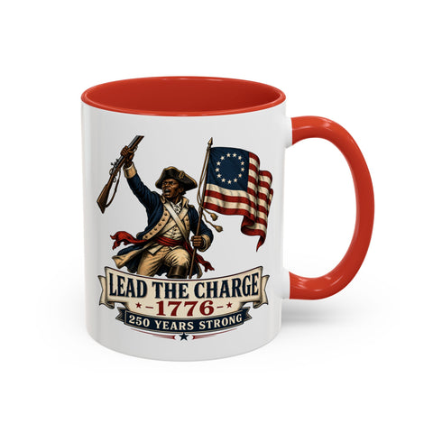 Lead the Charge 1776 Coffee Mug — Patriotic Revolutionary War