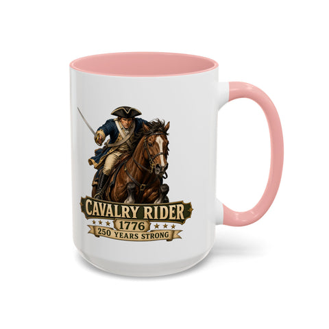 Cavalry Rider (Brown Horse) 1776 Mug – 250th Anniversary Edition - Laugh Suppy