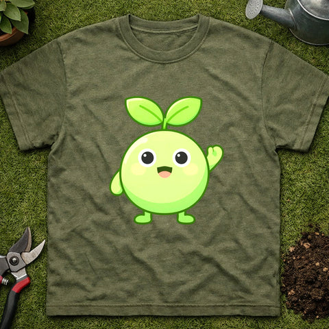 Kawaii Plant Character Design for Happy, Positive Style | Unisex Gildan 6400