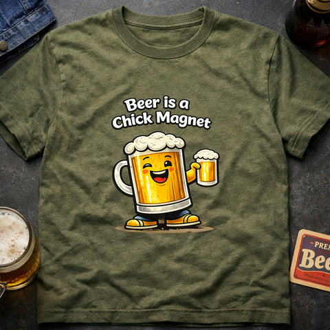 “Beer Is a Chick Magnet” | Unisex Gildan Softstyle® 64000