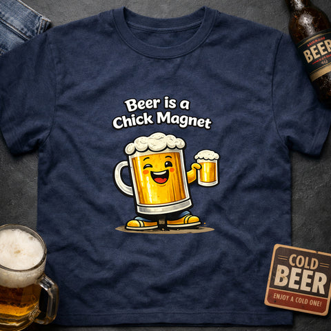 “Beer Is a Chick Magnet” | Unisex Gildan Softstyle® 64000