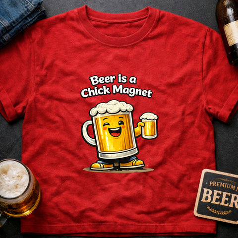“Beer Is a Chick Magnet” | Unisex Gildan Softstyle® 64000