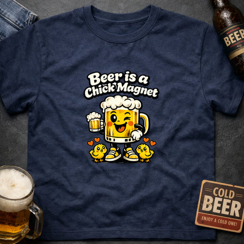 **“Beer Is a Chick Magnet” With Chicks**