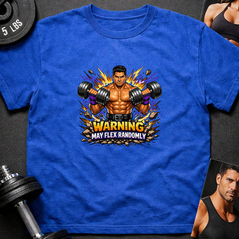 **“Warning May Flex Randomly” – Latino Male Dumbbells Edition**