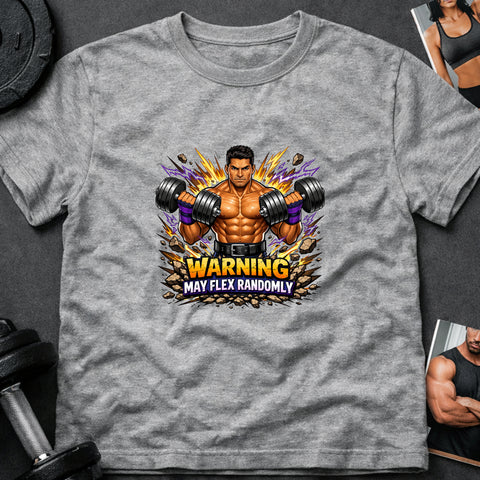 **“Warning May Flex Randomly” – Latino Male Dumbbells Edition**
