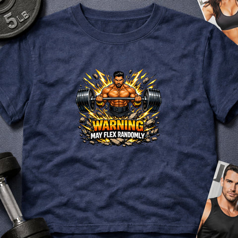 **“Warning May Flex Randomly” – Middle Eastern Male Barbell Edition**