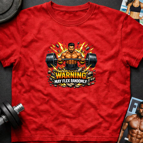 **“Warning May Flex Randomly” – Middle Eastern Male Barbell Edition**