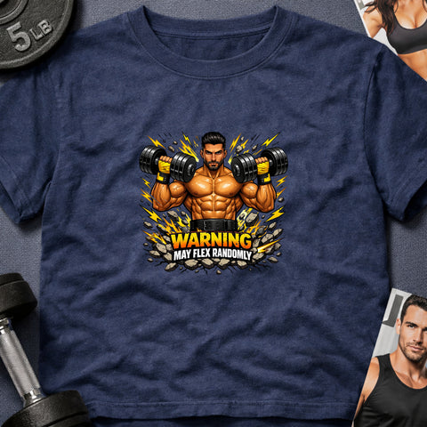 **“Warning May Flex Randomly” – Middle Eastern Male Dumbbells Edition**