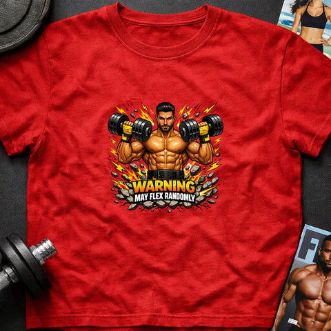 **“Warning May Flex Randomly” – Middle Eastern Male Dumbbells Edition**