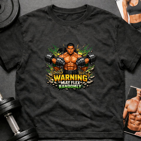 **“Warning May Flex Randomly” – Native American Male Dumbbells Edition**