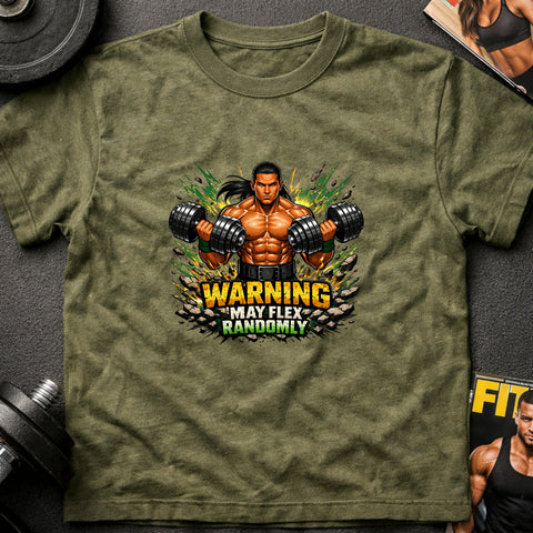**“Warning May Flex Randomly” – Native American Male Dumbbells Edition**