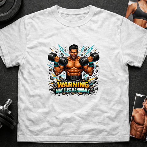 **“Warning May Flex Randomly” – South Asian Male Dumbbells Edition**