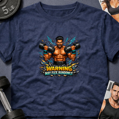 **“Warning May Flex Randomly” – South Asian Male Dumbbells Edition**