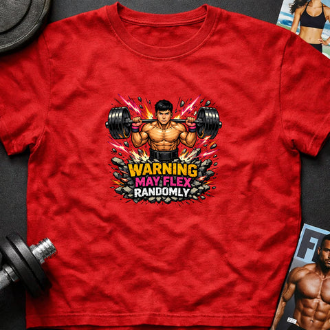 **“Warning May Flex Randomly” – Asian Male Barbell Edition**