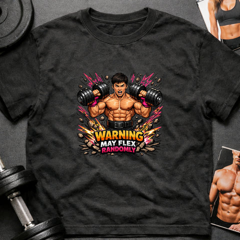 **“Warning May Flex Randomly” – Asian Male Dumbbells Edition**
