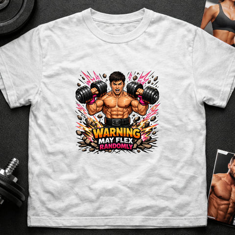 **“Warning May Flex Randomly” – Asian Male Dumbbells Edition**