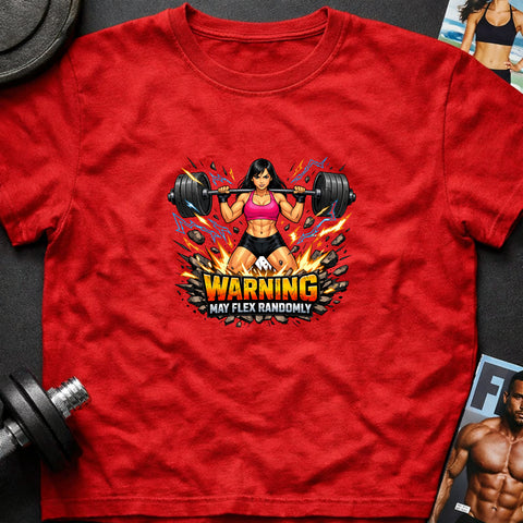 **“Warning May Flex Randomly” – Asian Female Barbell Edition**