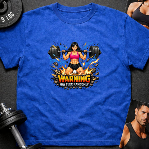 **“Warning May Flex Randomly” – Asian Female Barbell Edition**