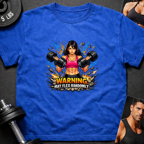 **“Warning May Flex Randomly” – Asian Female Dumbbells Edition**