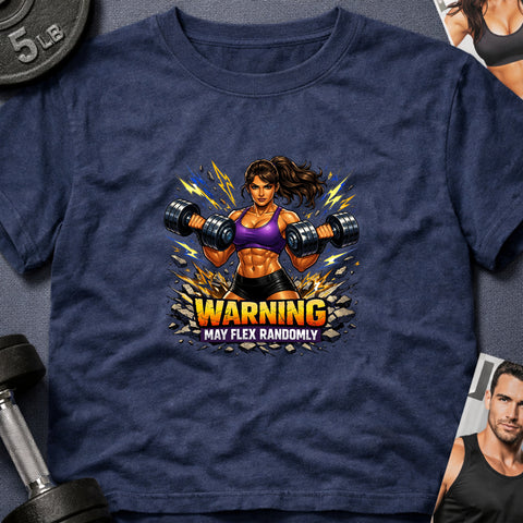 **“Warning May Flex Randomly” – Latina Female Dumbbells Edition**