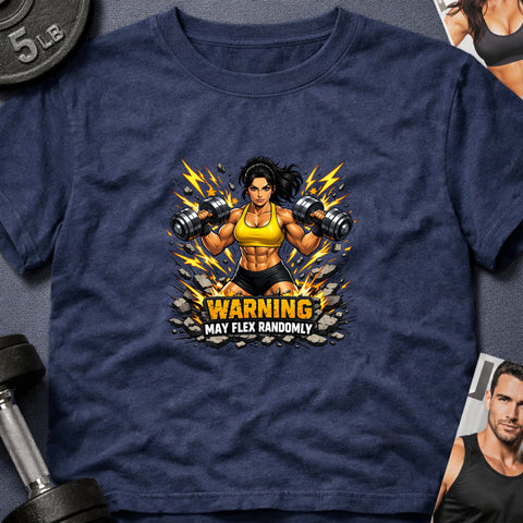 **“Warning May Flex Randomly” – Middle Eastern Female Dumbbells Edition**