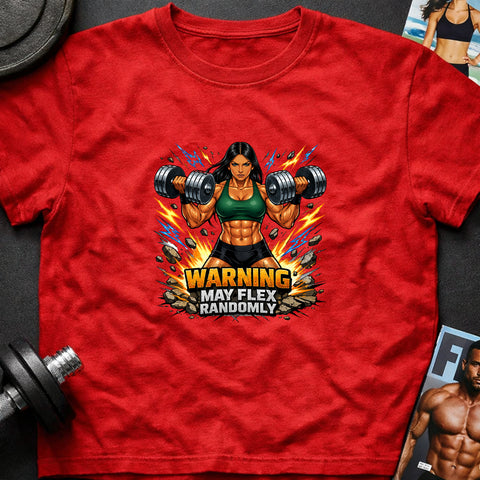 **“Warning May Flex Randomly” – Native American Female Dumbbells Edition**