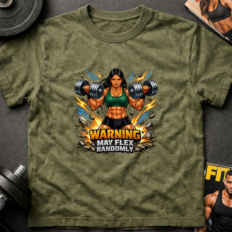 **“Warning May Flex Randomly” – Native American Female Dumbbells Edition**