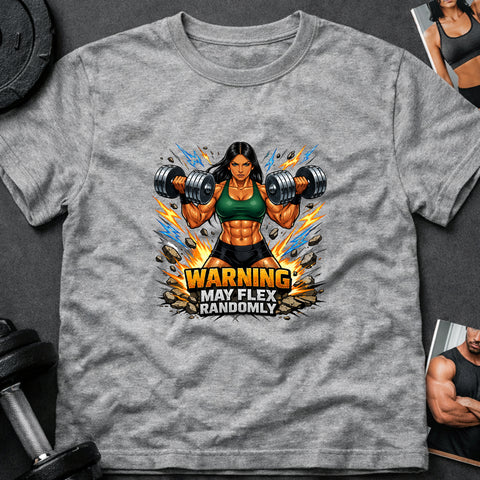 **“Warning May Flex Randomly” – Native American Female Dumbbells Edition**