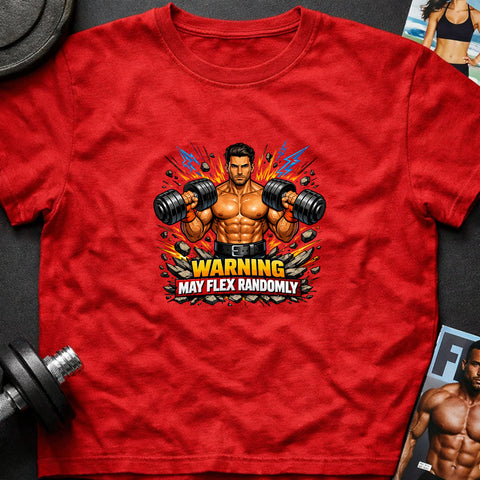 **“Warning May Flex Randomly” – Mediterranean Male Dumbbells Edition**