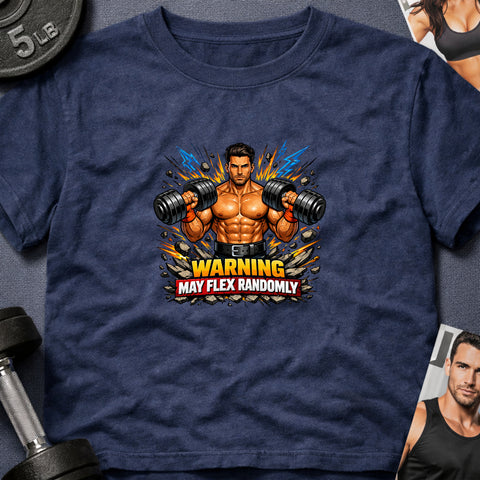 **“Warning May Flex Randomly” – Mediterranean Male Dumbbells Edition**