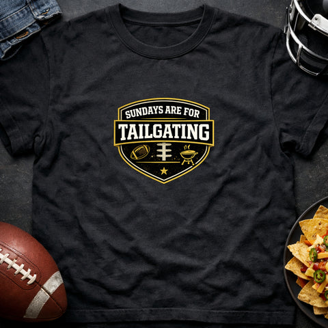 **“Sundays Are For Tailgating” – Funny Tailgate & Football T‑Shirt**