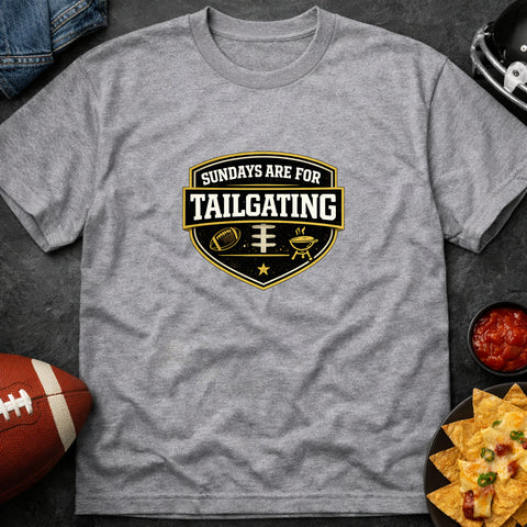 **“Sundays Are For Tailgating” – Funny Tailgate & Football T‑Shirt**