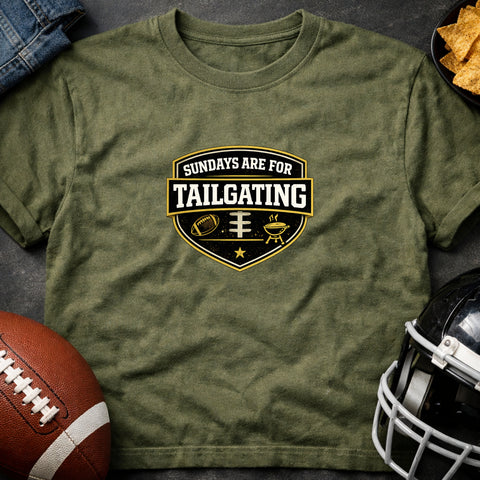 **“Sundays Are For Tailgating” – Funny Tailgate & Football T‑Shirt**