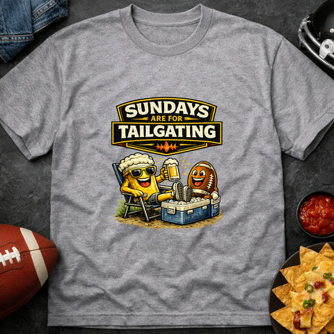 **“Sundays Are for Tailgating” – Funny Football Tailgate T‑Shirt**