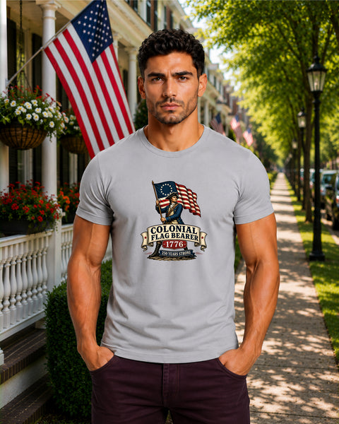 # ⭐ **Colonial Flag Bearer – 1776” – America‑250 Edition | Unisex**