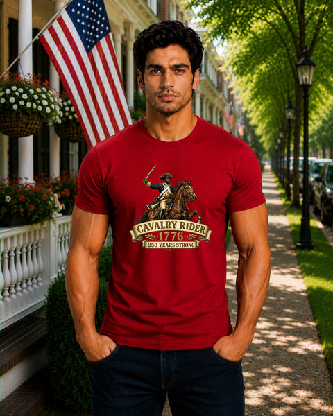 # ⭐ **Cavalry Rider – 1776 – 250 Years Strong | Unisex**