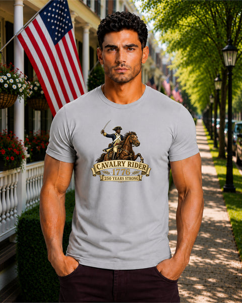 # ⭐ **Cavalry Rider – 1776 – 250 Years Strong | Unisex**