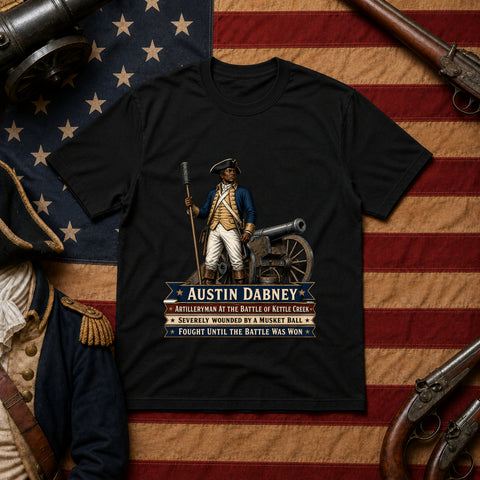 # ⭐ **“Austin Dabney – Battle of Kettle Creek” – America‑250 Edition | Unisex**