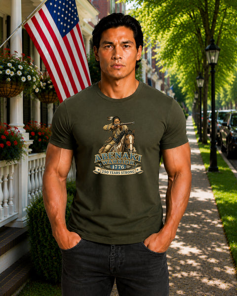 # ⭐ **Abenaki Warrior – 1776 – 250 Years Strong | Unisex**