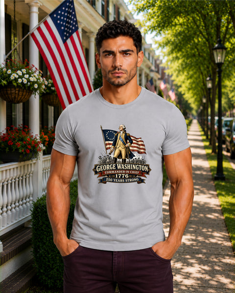 # ⭐ **George Washington – Commander‑in‑Chief – 1776” – America‑250 Edition | Unisex**