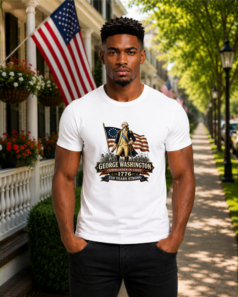 # ⭐ **George Washington – Commander‑in‑Chief – 1776” – America‑250 Edition | Unisex**