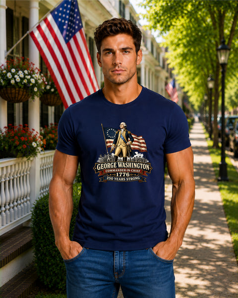 # ⭐ **George Washington – Commander‑in‑Chief – 1776” – America‑250 Edition | Unisex**