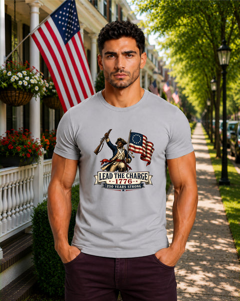 # ⭐ **“Lead the Charge – 1776” – America‑250 Edition | Unisex**