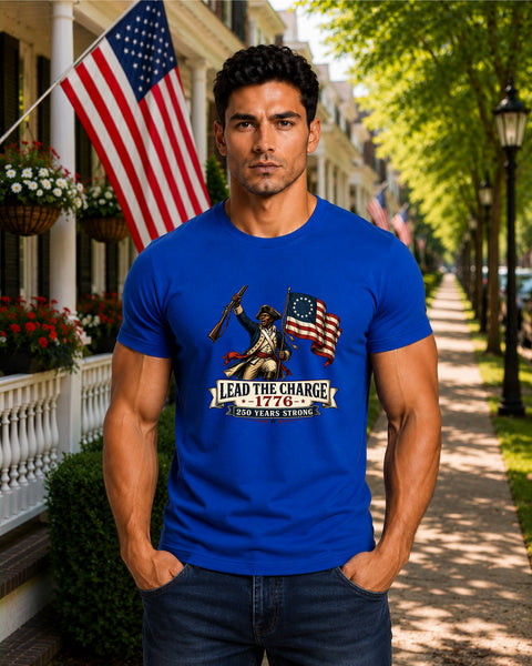 # ⭐ **“Lead the Charge – 1776” – America‑250 Edition | Unisex**